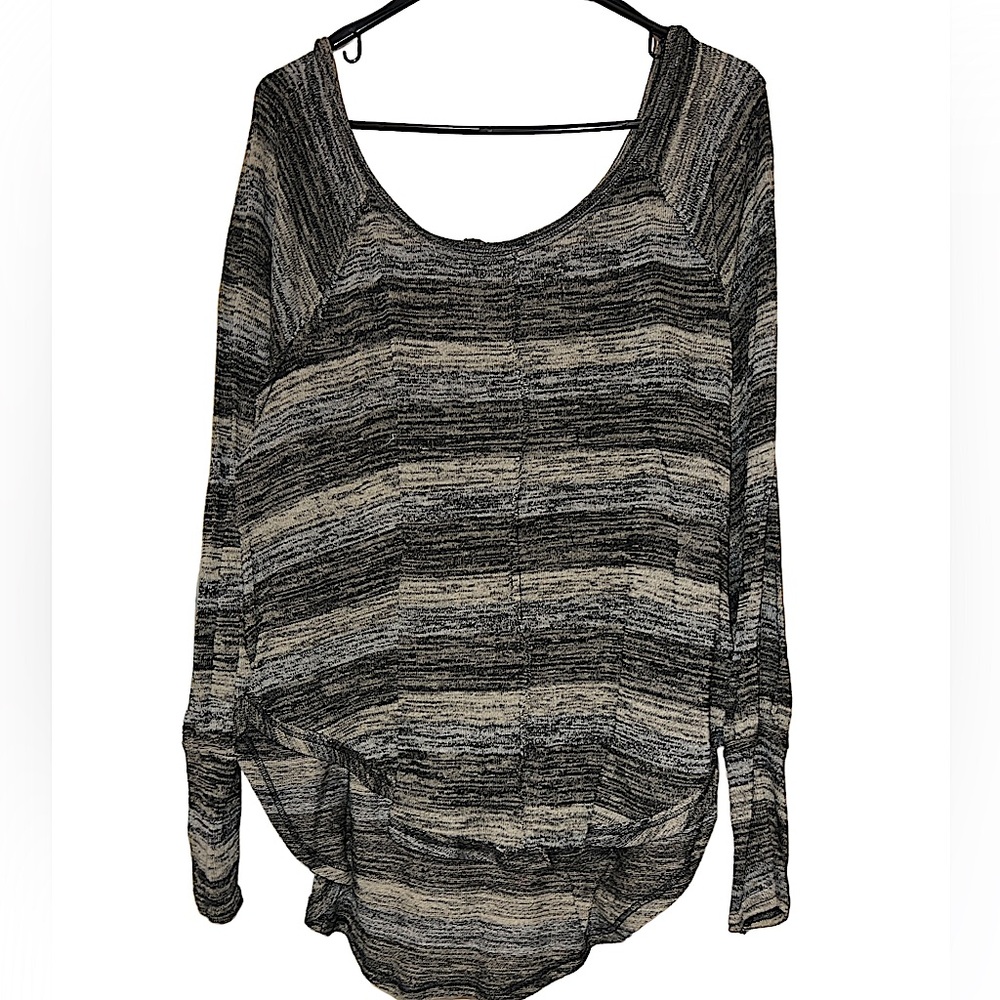Free people long sleeve striped top Sz Small